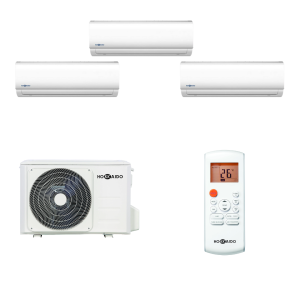 Sistem aer conditionat Hokkaido pentru 3 incaperi, triplu multisplit, 3 x 12000 BTU