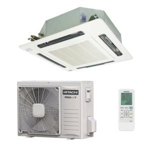 Aparat aer conditionat tip Caseta Primary Hitachi 24000 BTU/h, RCI-3.0UFE1NH, RAS-3.0UFESNH1, Timer, Auto, R32, pompa de condens inclus, Clasa A++