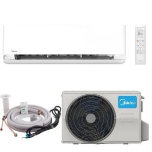 Aparat de aer conditionat Midea Breezeless Inverter, 9000 BTU, Clasa A++/A+, Racire rapida, Incalzire rapida, Over The Air, WIFI, KIT MONTAJ INCLUS